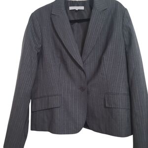 Anne Klein PLATINUM Pinstripe Women's Blazer